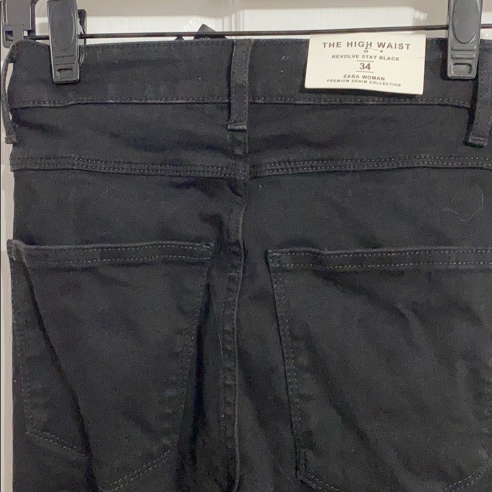 NWT. High Waisted Skinny Black Jeans